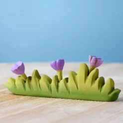Bumbu Toys Paarse Bloemen Met Gras