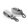 Dusq Leren Stroller Straps – Grey