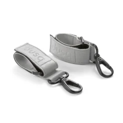 Dusq Leren Stroller Straps – Grey
