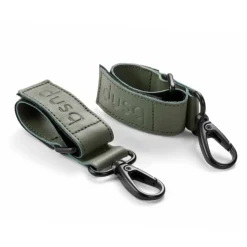 Dusq Leren Stroller Straps – Green