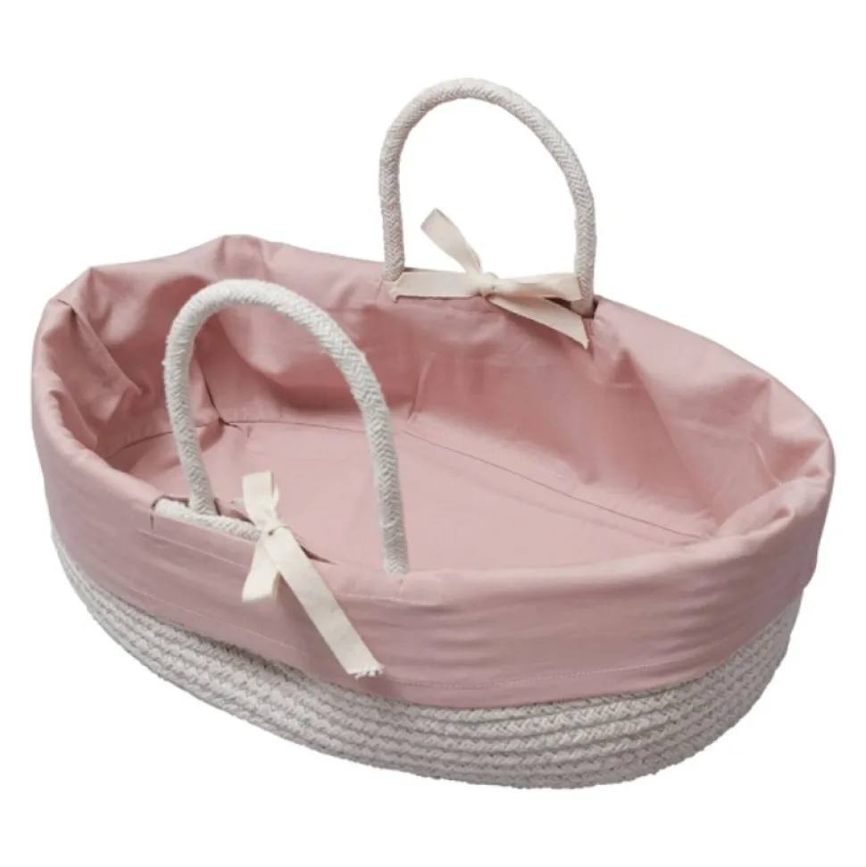 Fabelab Poppenmandje Met Voering | Mauve