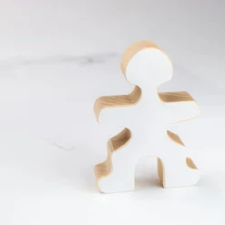 Flockmen Creative White Sticker Set