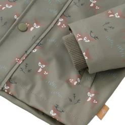 Fresk Duurzame Kinderregenjas Deer Olive | 1-8 Jaar