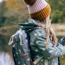 Fresk Duurzame Kinderregenjas Indigo Dots | 1-8 Jaar