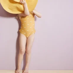 Fresk Uv Badpak Palmtree Ochre – Alleen Nog In 110/116