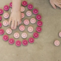 Grapat Mandala Pink Flowers