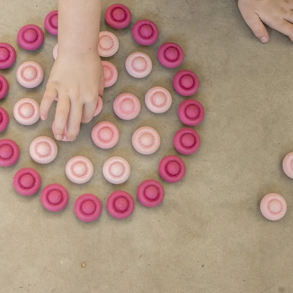 Grapat Mandala Pink Flowers