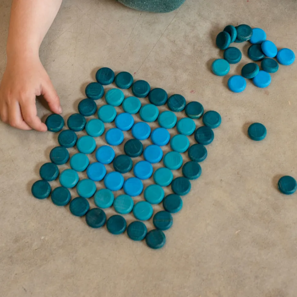 Grapat Mandala Small Blue Coins