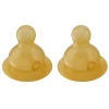 Hevea Flesspeen Medium Flow – 2 Stuks