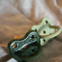 Hevea Speentje 3-36 Maanden Dental Duo Moss Green / Deep Forest
