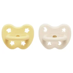Hevea Speentje 3-36 Maanden Dental Duo Pale Butter / Milky White