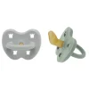 Hevea Speentjes 3-36 Maanden Dental Duo Gorgeous Grey & Sage