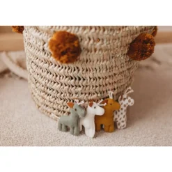 Kikadu Little Rattle Giraffe Mustard