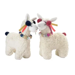 Kikadu Muziekknuffel Lama Blauw