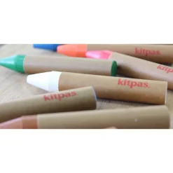 Kitpas Medium Rijstwax Krijt | 16 Stuks