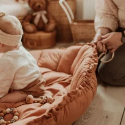 Play & Go Bloom Organic Babymat Tawny Brown
