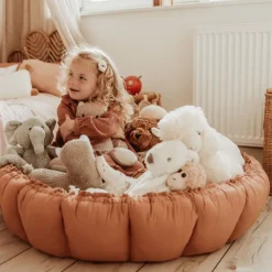 Play & Go Bloom Organic Babymat Tawny Brown