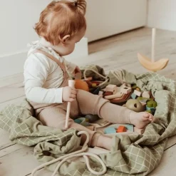 Play & Go Opbergzak / Speelkleed Organic Original Green