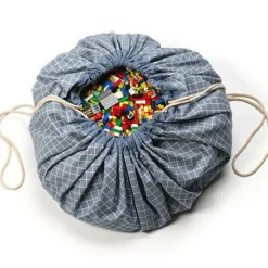 Play & Go Opbergzak / Speelkleed Organic Original Blue