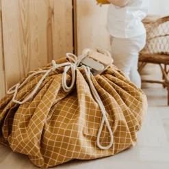Play & Go Opbergzak / Speelkleed Organic Original Mustard