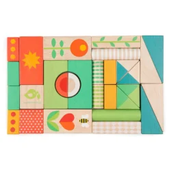 Tender Leaf Toys Loopwagen Met Blokken